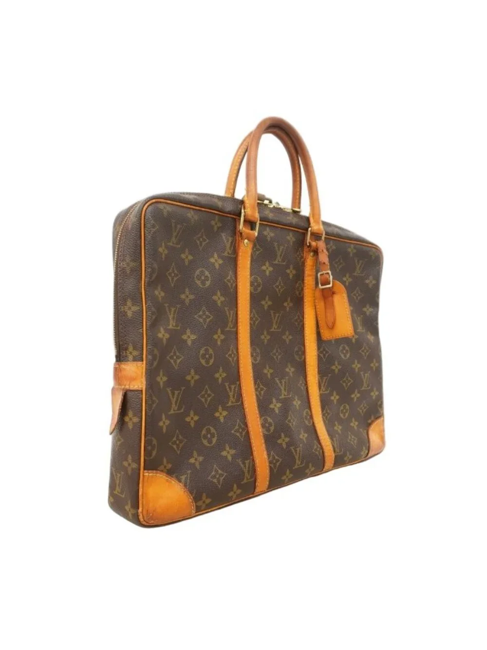 Louis Vuitton Business Bag Monogram Porte Documents Voyage Brown